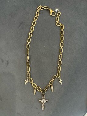 gina carmen cross necklace